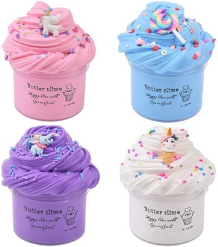 Luclay 4, 120 ml puszyste modeliny piankowe slime