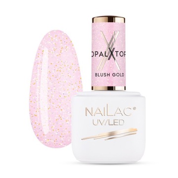 Top hybrydowy OpalX Top Blush Gold NaiLac 7ml