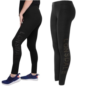 LONSDALE Legginsy Damskie 20180 CZARNE S/M