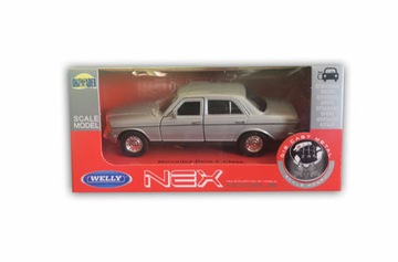 MERCEDES E-CLASS SZARY METALOWY MODEL 1:34WELLY