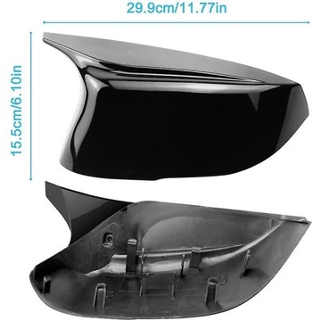 KRYT ZRCÁTKO DVEŘNÍHO ABS ČERNÁ 2KS DO TRANSIT MK6 MK7 2000-2014