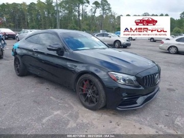 Mercedes Klasa C W205 2020 Mercedes-Benz Klasa C amg 63 s, 2020r., 4.0L 4.0 Benzyna 503KM