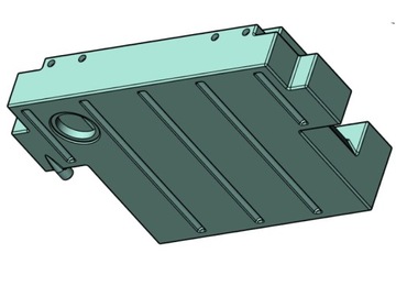 Бак для грязной воды 100л Mercedes Sprinter Man TGE VW Crafter черный