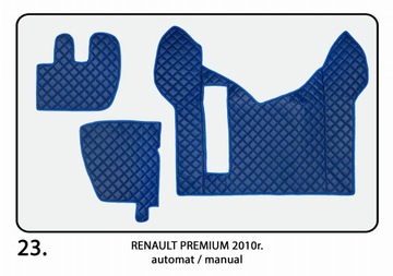 DYWANY DYWANIKI Pikowane do RENAULT PREMIUM 2005r.