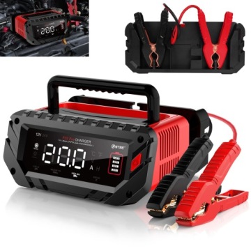 Nabíječka autobaterií pro akumulátor 12V/24V 20A LCD
