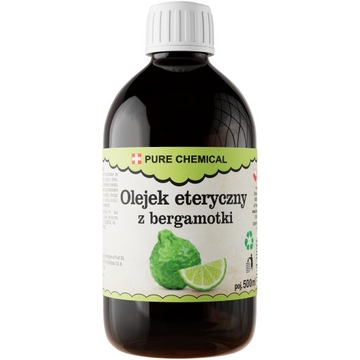 OLEJEK BERGAMOTKA OLEJEK ETERYCZNY Z BERGAMOTKI NATURALNY 500ml 0,5l