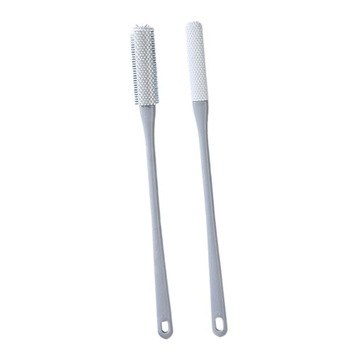 Szczotka do stóp Miękka szczotka do czyszczenia kąpieli 40 cm Zestaw do czyszczenia stóp Scrub Toe Grey