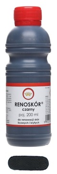 RENOSKÓR FARBA LAKIER DO SKÓRY CZARNY 200 ml