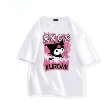 ФУТБОЛКА ЖЕНСКАЯ ЖЕНСКАЯ ФУТБОЛКА HELLO KITTY KUROMI ПОДАРОЧНОЕ КАЧЕСТВО