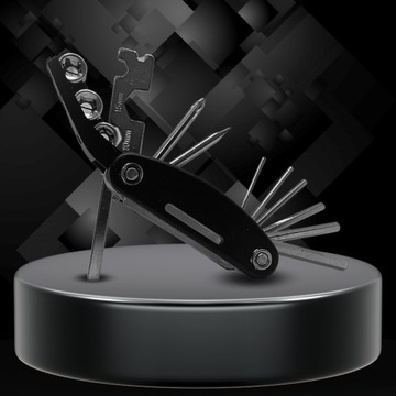 НАБОР КЛЮЧЕВЫХ КЛЮЧЕЙ ДЛЯ ВЕЛОСИПЕДА MULTITOOL 16в1
