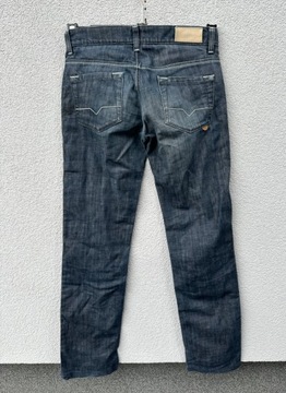 Hugo Boss W27 L34 vintage proste spodnie jeansowe damskie