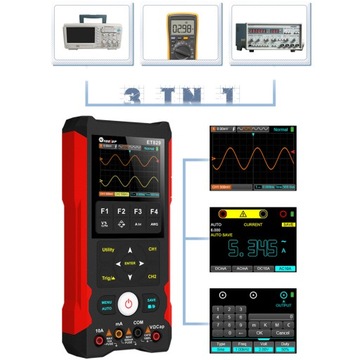 3IN1 Oscilloscope Tool Woutp ET829 USB