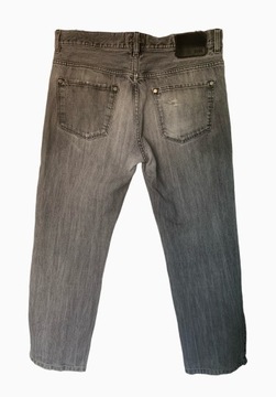 Hugo Boss Kansas Regular fit Dżinsy męskie Spodnie jeansowe szare W34 L30
