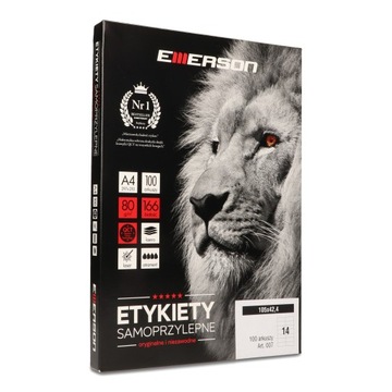 Etykiety samoprzylepne EMERSON 105X42,4 #007