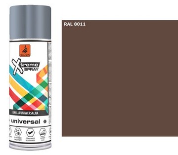 Spray uniwersalny Orzech RAL 8011 400 ml