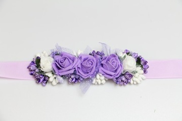 Комплект для девочки, повязка, пояс к платью, на свадьбу, причастие.