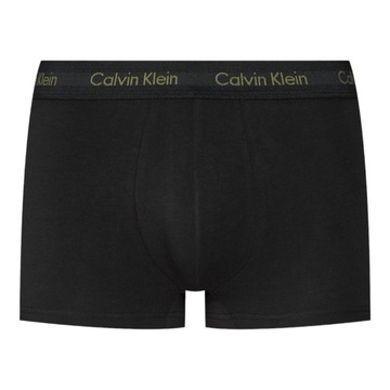 CALVIN KLEIN BOKSERKI MĘSKIE MAJTKI LOW RISE TRUNK 3PK CZARNE r.M