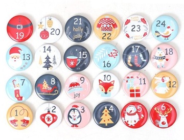 АДВЕНТ-КАЛЕНДАРЬ ДЛЯ ДЕТЕЙ СУМКИ «Сделай сам» НАБОР ПОДВЕСНЫХ ПОДАРКОВ 24 XXL