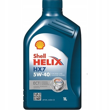 Shell Helix HX7 ECT 5W-40 (1л) — стандарт Fiat