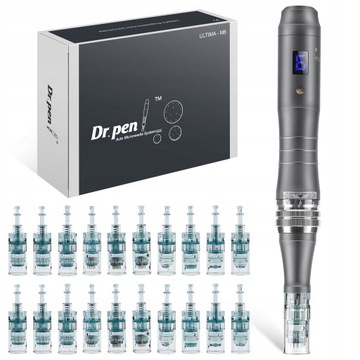 Дермапен Dr Pen Ultima M8-W + 2 картриджа по 16 игл