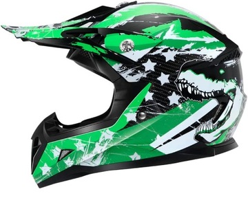 Kask motocross YEMA YM-211 Młodzieżowy quad crash Off Road r.L