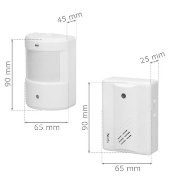 БЕСПРОВОДНОЙ СИГНАЛИЗАЦИЯ ДАТЧИК ДВИЖЕНИЯ + СИГНАЛЕР