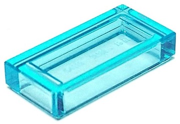 LEGO 3069b Przez j niebieska płytka tile 1x2 2szt