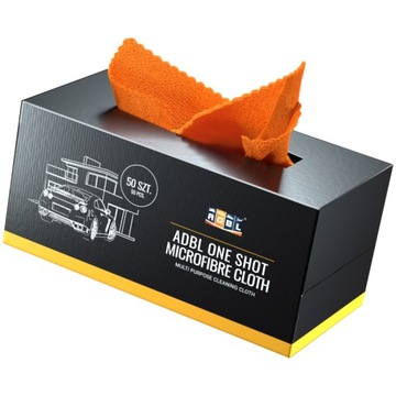 ADBL Zestaw 50x Mikrofibr Bezszwowych Ściereczek One Shot Microfibre Cloth