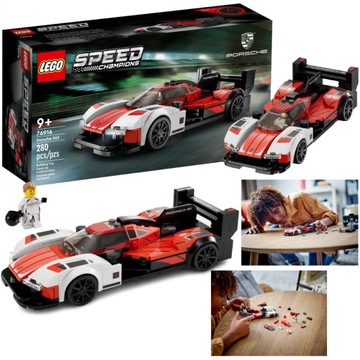 KLOCKI LEGO SPEED CHAMPIONS AUTO SAMOCHÓD PORSCHE 963 PREZENT DLA DOROSŁYCH