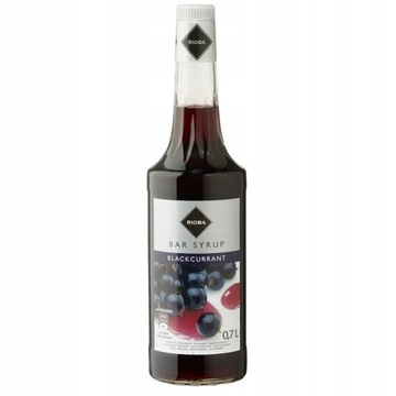 Syrop barmański Rioba czarna porzeczka 700 ml