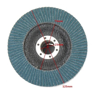 Styl 115mm 80 Grys Tarcze szlifierskie do drewna A65 D