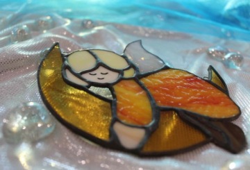 Ангел на Луне подарок ангелу LP1 крещение