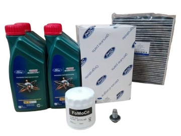 ZESTAW FILTRY + OLEJ FORD FOCUS MK3 1,6 DURATEC Ti 2012-2015 ORYGINAŁ
