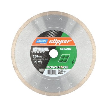 Tarcza diamentowa NORTON EXTREME CERAMIC 250*25,4