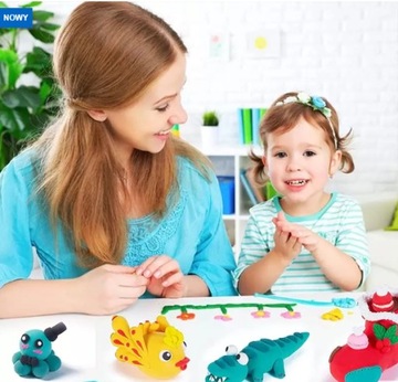 ПЕННЫЙ Пластилин КОНДИТЕРСКАЯ ГЛИНА XXXL 45 шт.