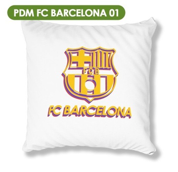 PODUSZKA BIAŁA PDM FC BARCELONA 03 PREZENT