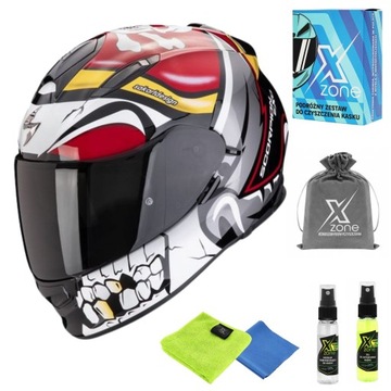Kask MOTOCYKLOWY INTEGRALNY SCORPION EXO-491 r M + GRATIS