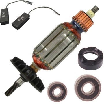 BOSCH WIRNIK GBH2-24 PBH240 220 łożyska+ szczotki