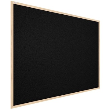 Tablica korkowa czarny kolor korka 100x80 cm