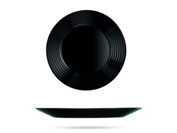 Тарелка 25 см черная HARENA LUMINARC