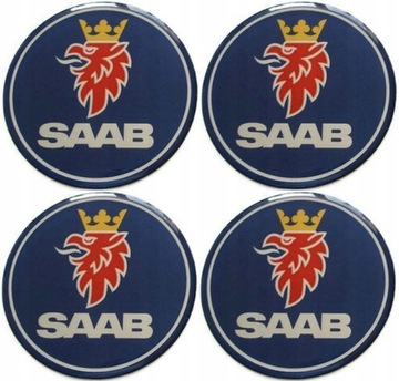 RIM STICKERS KOLPAKI SAAB 60mm