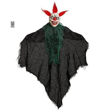 DEKORACJA STRASZNY KLAUN CLOWN HALLOWEEN