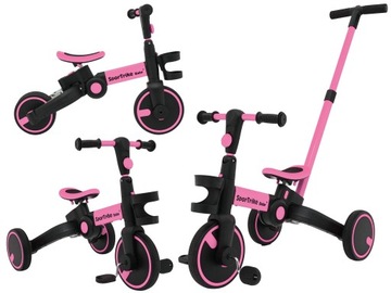 rowerek trójkołowy dla dzieci HAPPY BIKE 3w1 NA PREZENT rączka transportowa