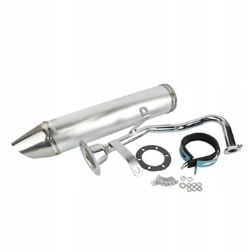 TLUMIK 4T GY6 TUNING TUNEX SREBRNY do skutera 4T