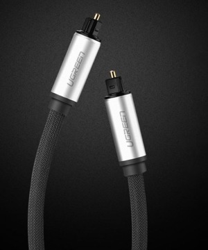 UGREEN АЛЮМИНИЕВЫЙ КАБЕЛЬ ОПТИЧЕСКИЙ КАБЕЛЬ ЦИФРОВОЙ АУДИО 5.1 TOSLINK SPDIF 3M