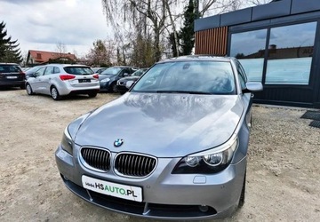 BMW Seria 5 E60 2005 BMW Seria 5 BENZYNA R6 177KM SKORA automat atrakcyjny wyglad okazja, zdjęcie 2