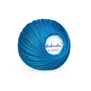 Kordonek STOKROTKA lazurowy 1456 - 100% Bawełna - 200 metrów / 30 gr.