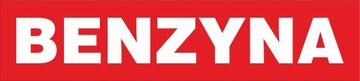 NAKLEJKA-oznakowanie KANISTER -BENZYNA