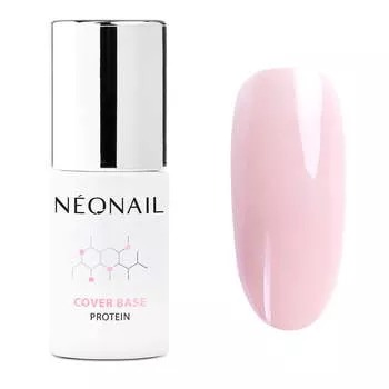 NEONAIL Baza Hybrydowa COVER BASE PROTEIN NUDE ROSE 7,2 ml