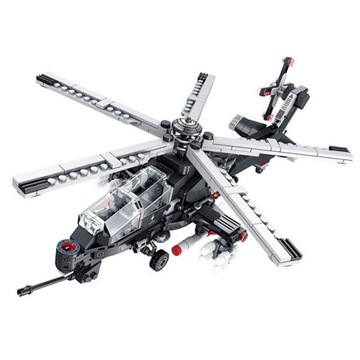 Klocki Helikopter Samolot Łódź Konstrukcyjne 3 w 1 90 elementów